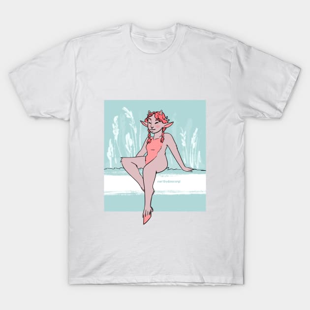 Faun Girl T-Shirt by DonCorgi